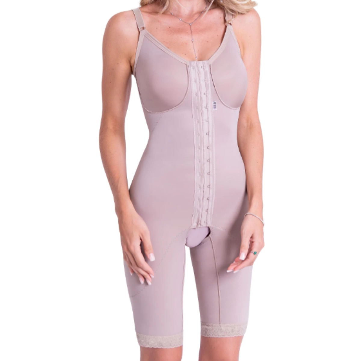Cinta Modeladora Short Com Alça e Fecho Frontal 