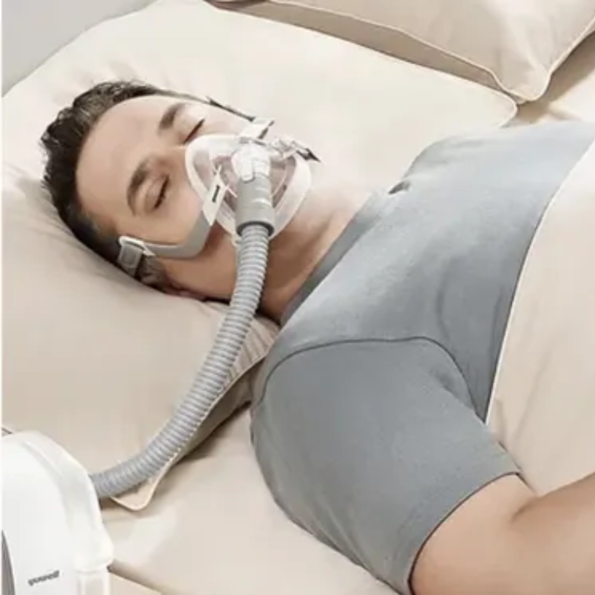 Máscara Cpap Facial Oronasal Yumell