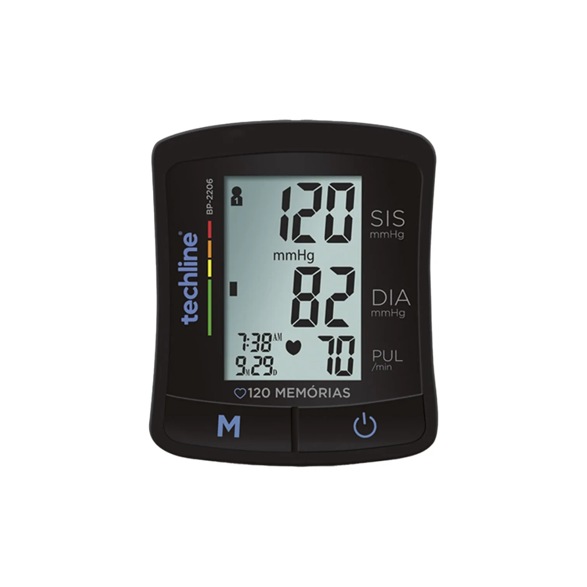 Aparelho de Pressão Digital Automático de Braço Techline