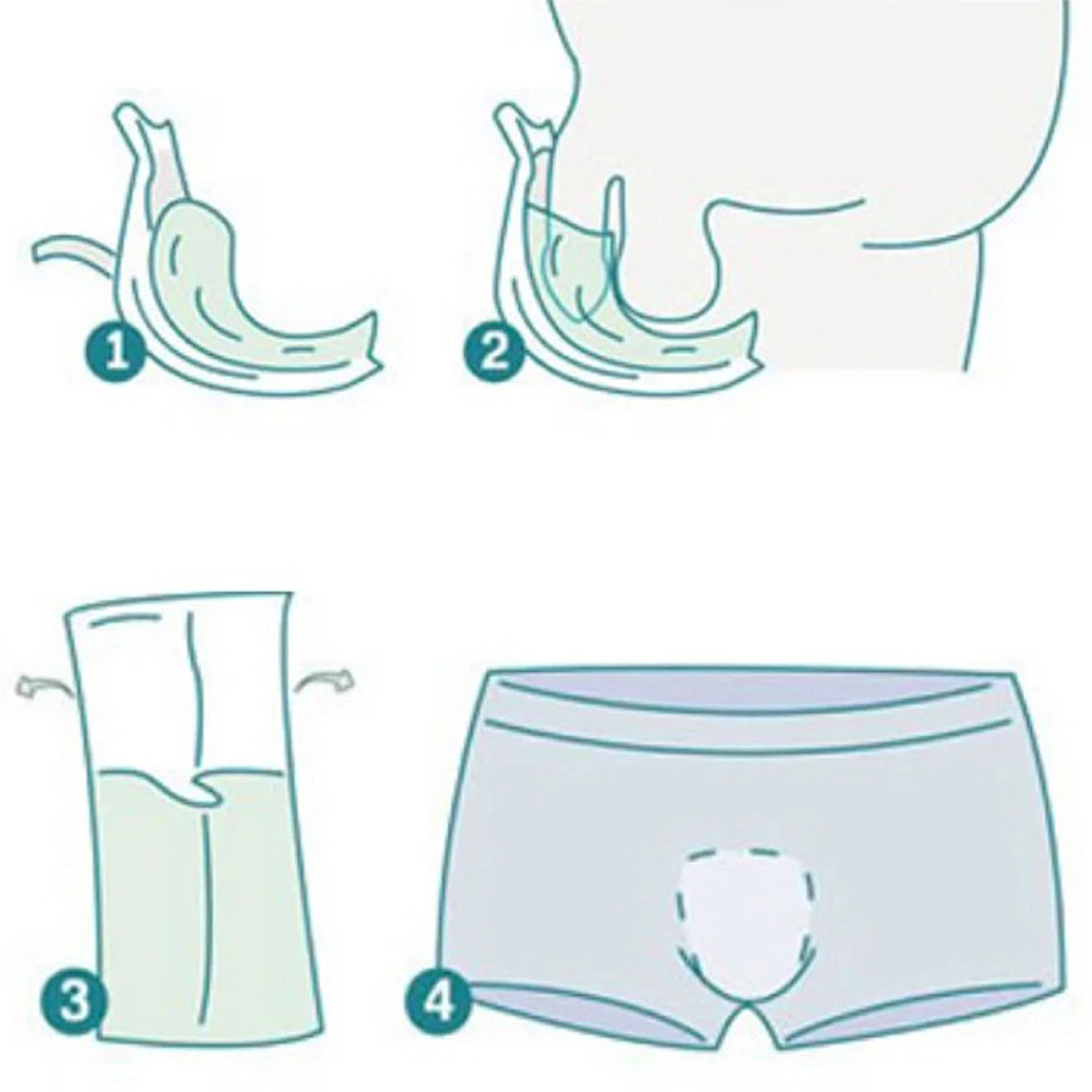 Absovente Urinário Geriátrico Protetor Masculino Idosos Incontinência Urinária Dryman Absorção Leve E Moderada Proteção Pacote Com 10 Unidades