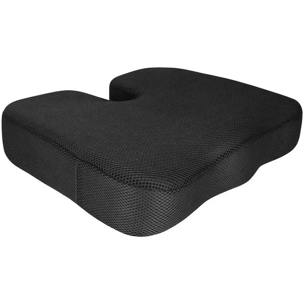 Almofada Assento Ortopedico Especial Coccix Para Dores E Desconfortos Ao Sentar Anatomico Com Base Antiderrapante 40 x 35 x 9 Cm Perfetto 209045