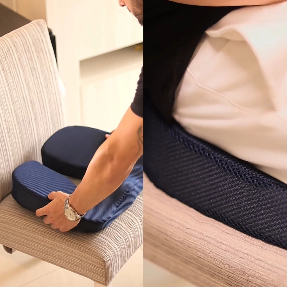 Almofada Assento Ortepedica Anatomica Para Conforto Da Prostata Pos Operatorio 44 x 37 x 7 Cm Perfetto 201928