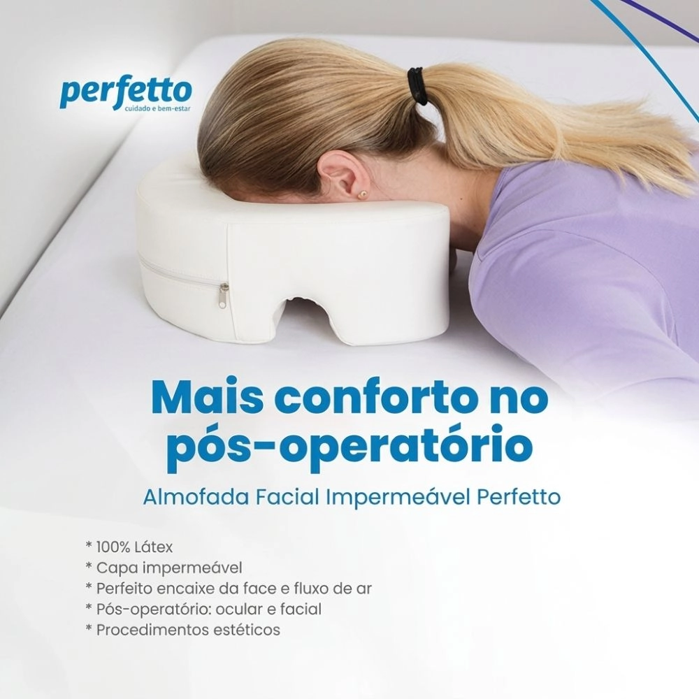Almofada Facial Látex Pós Operatório Perfetto