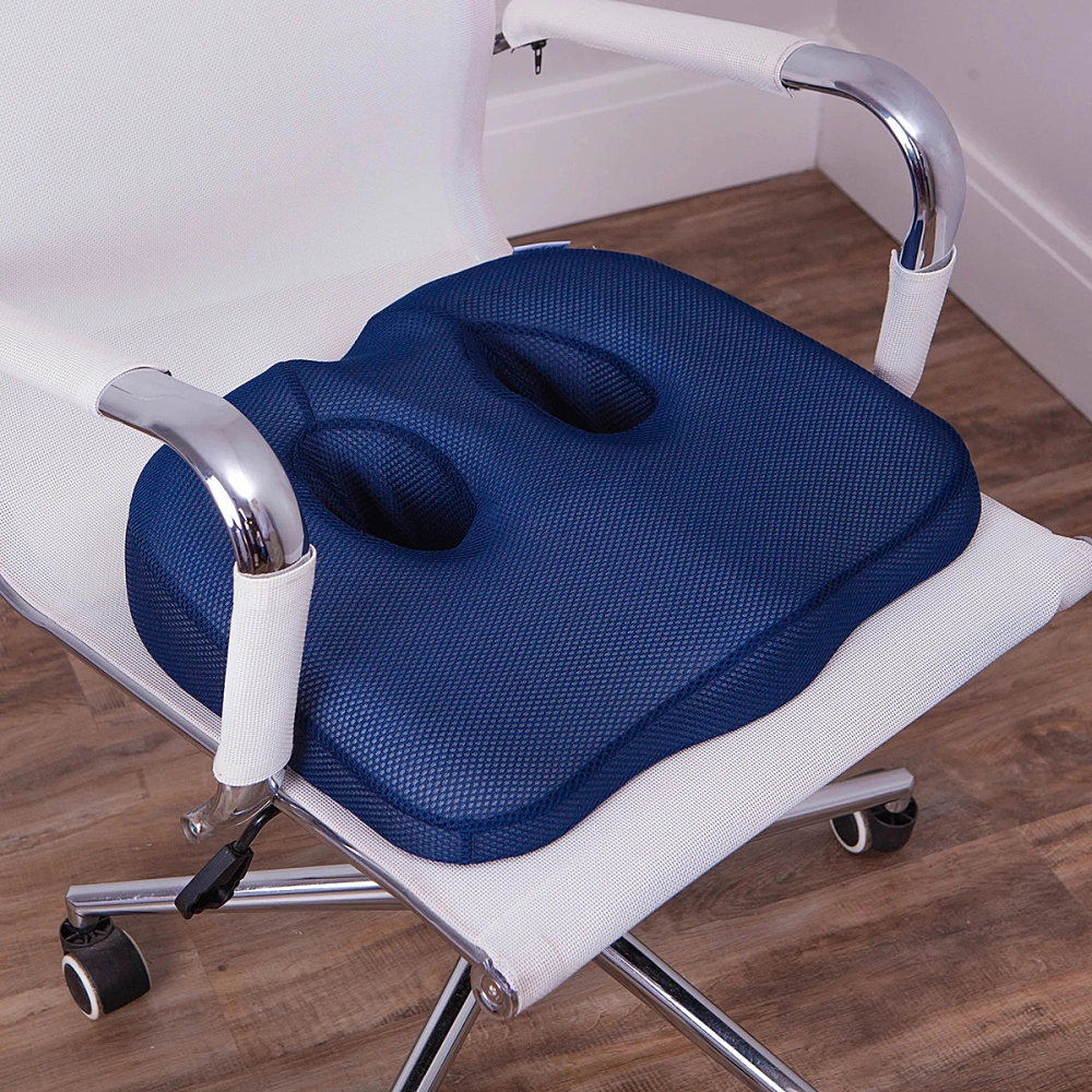 Almofada Para Conforto Dos Isquinos Capa Especial Para Maior Conforto Das Pernas 47 x 42 x 8 Cm Perfetto 202208