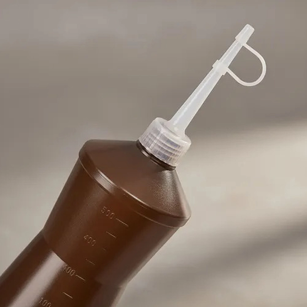 Almotolia Frasco Pisseta Plastica Graduada Polietileno Bico Reto Altamente Resistente
