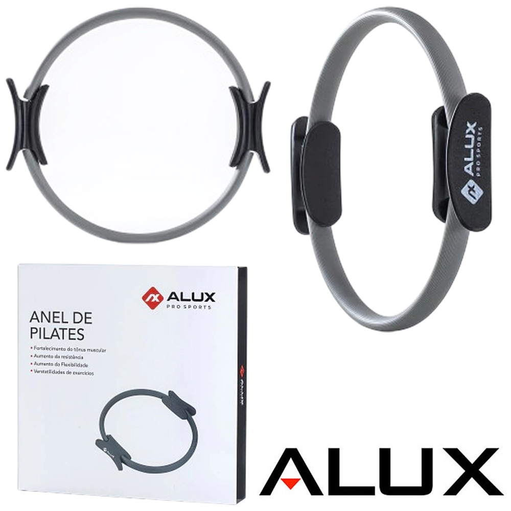 Anel De Pilates Yoga Arco Tonificador Flexível Fisioterapia Exercícios Fitness Circulo ALUX Pro Sports