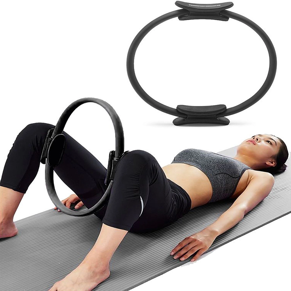 Anel De Pilates Yoga Arco Tonificador Flexível Fisioterapia Exercícios Fitness Circulo ALUX Pro Sports