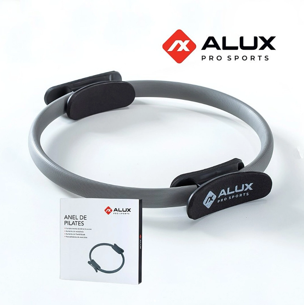Anel De Pilates Yoga Arco Tonificador Flexível Fisioterapia Exercícios Fitness Circulo ALUX Pro Sports