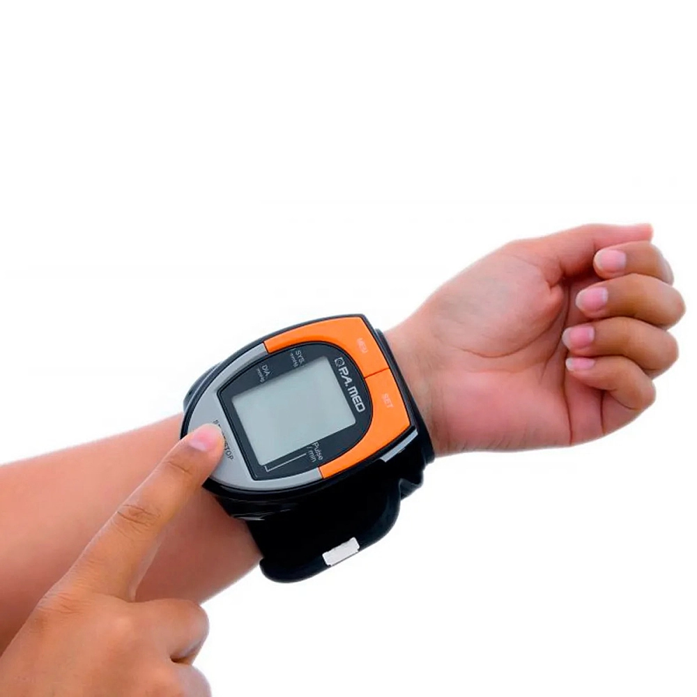 Aparelho medidor indicador de pressão prático pulso simples digital automático fácil promoção oferta 5 anos de garantia