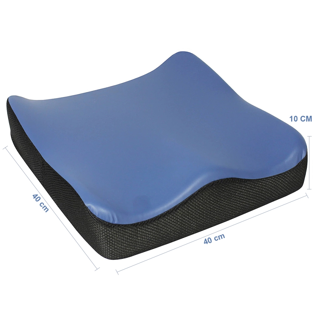 Almofada Assento Espuma Com Densidade Ultra Firme E Base Antiderrapante Para Cadeiras De Rodas 40 x 40 x 10 Cm Ortopur 40 Perfetto 209134
