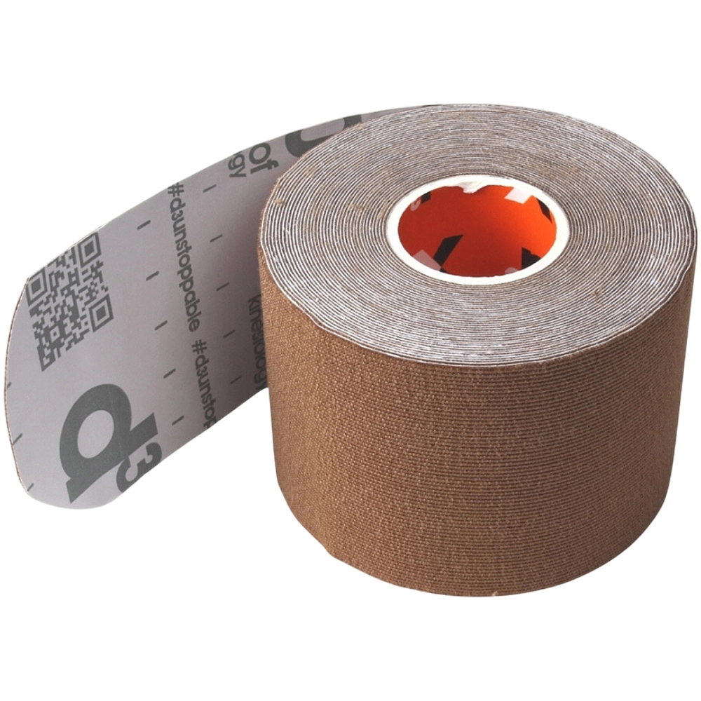Bandagem Fita Faixa Rolo Kinesiológica Pós Operatório Cinesiologia Hidrofóbica Elástica Autoaderente Funcional 5cm x 6 Metros D3 Tape