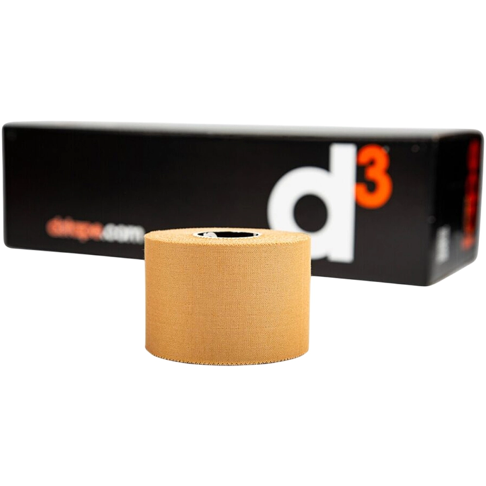 Bandagem Fita Faixa Rolo Kinesiológica Pós Operatório Cinesiologia Hidrofóbica Elástica Autoaderente Funcional 5cm x 6 Metros D3 Tape