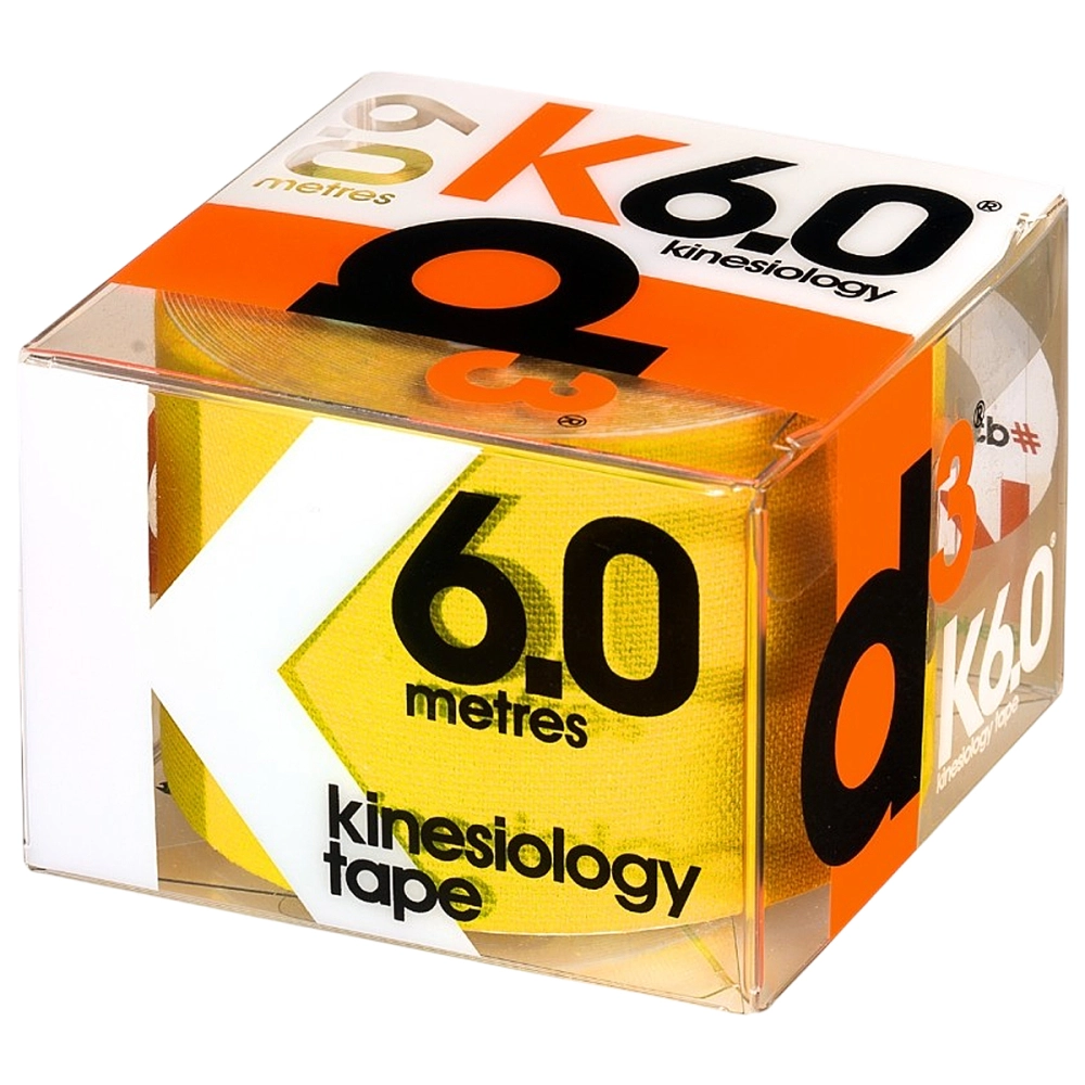Bandagem Fita Rolo Elástica Adesiva Autoaderente Funcional Kinesiológica Premium K6.0 Esportiva 5 CM x 6 M D3 Tape      