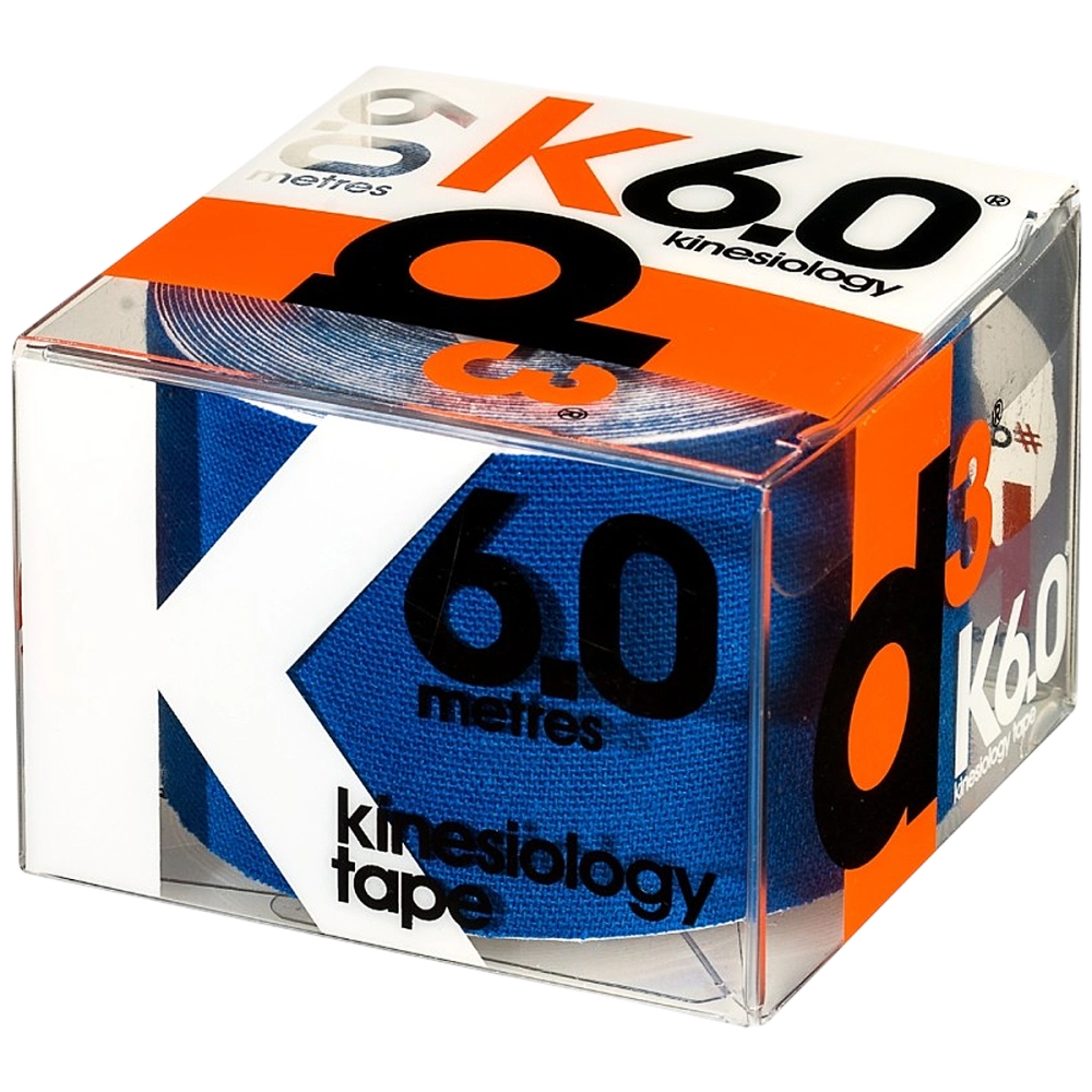 Bandagem Fita Rolo Elástica Adesiva Autoaderente Funcional Kinesiológica Premium K6.0 Esportiva 5 CM x 6 M D3 Tape      