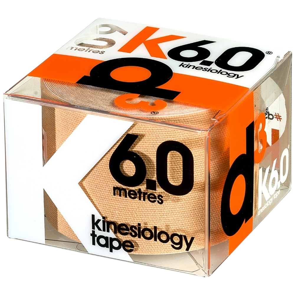 Bandagem Fita Rolo Elástica Adesiva Autoaderente Funcional Kinesiológica Premium K6.0 Esportiva 5 CM x 6 M D3 Tape      
