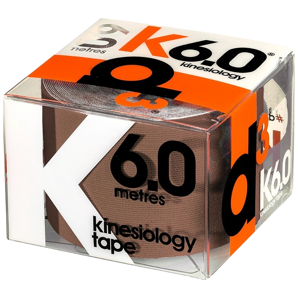 Bandagem Fita Rolo Elástica Adesiva Autoaderente Funcional Kinesiológica Premium K6.0 Esportiva 5 CM x 6 M D3 Tape      