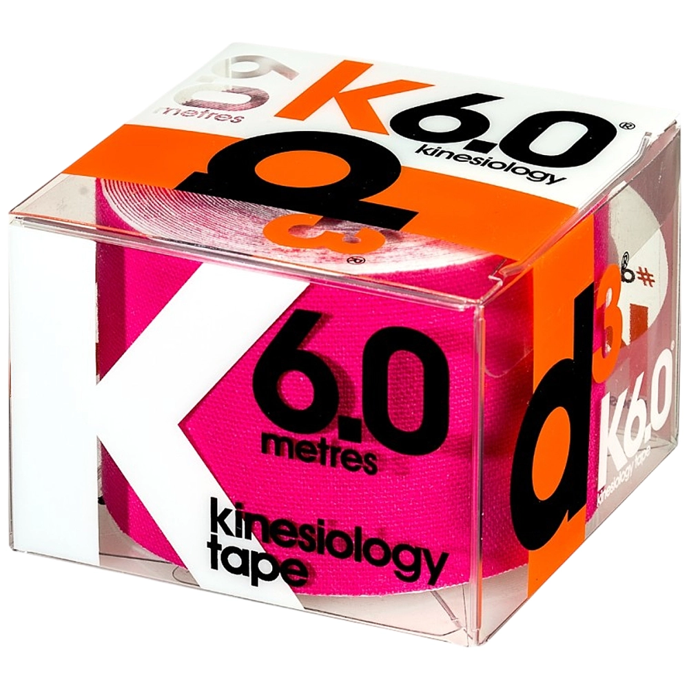 Bandagem Fita Rolo Elástica Adesiva Autoaderente Funcional Kinesiológica Premium K6.0 Esportiva 5 CM x 6 M D3 Tape      