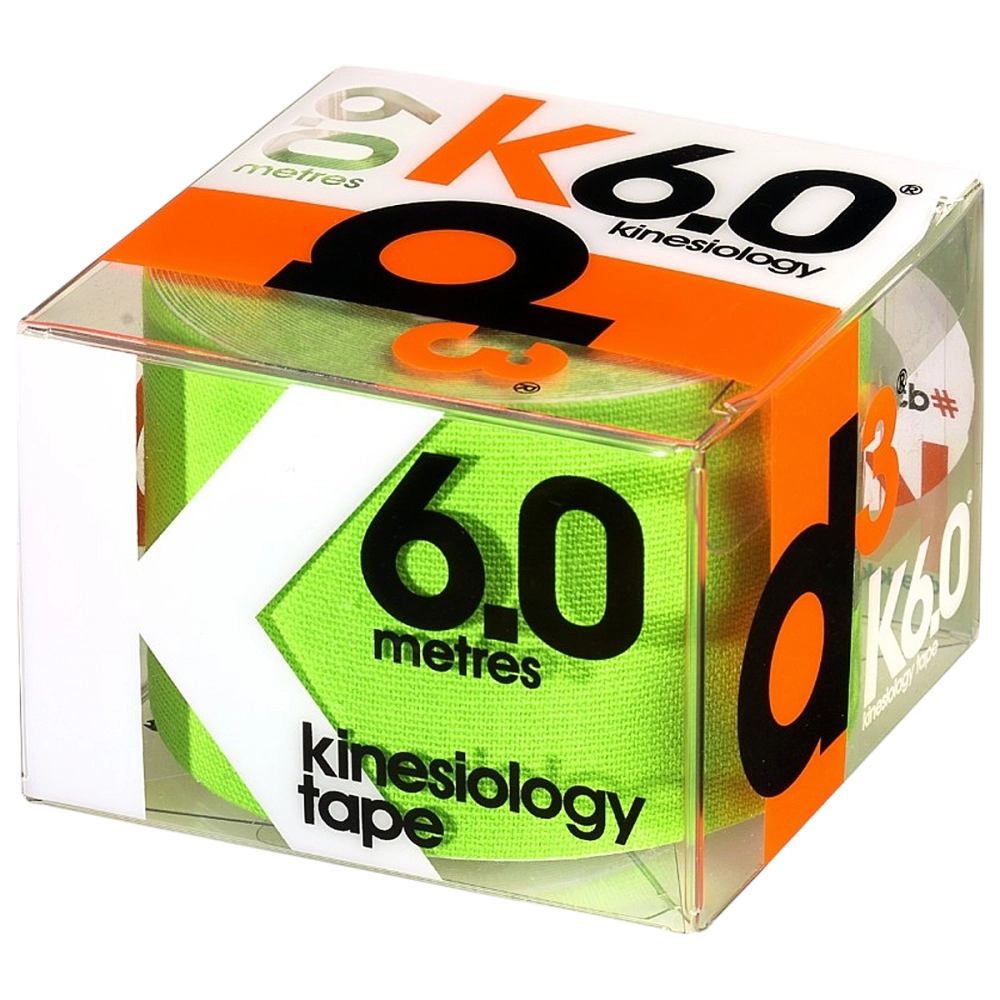 Bandagem Fita Rolo Elástica Adesiva Autoaderente Funcional Kinesiológica Premium K6.0 Esportiva 5 CM x 6 M D3 Tape      