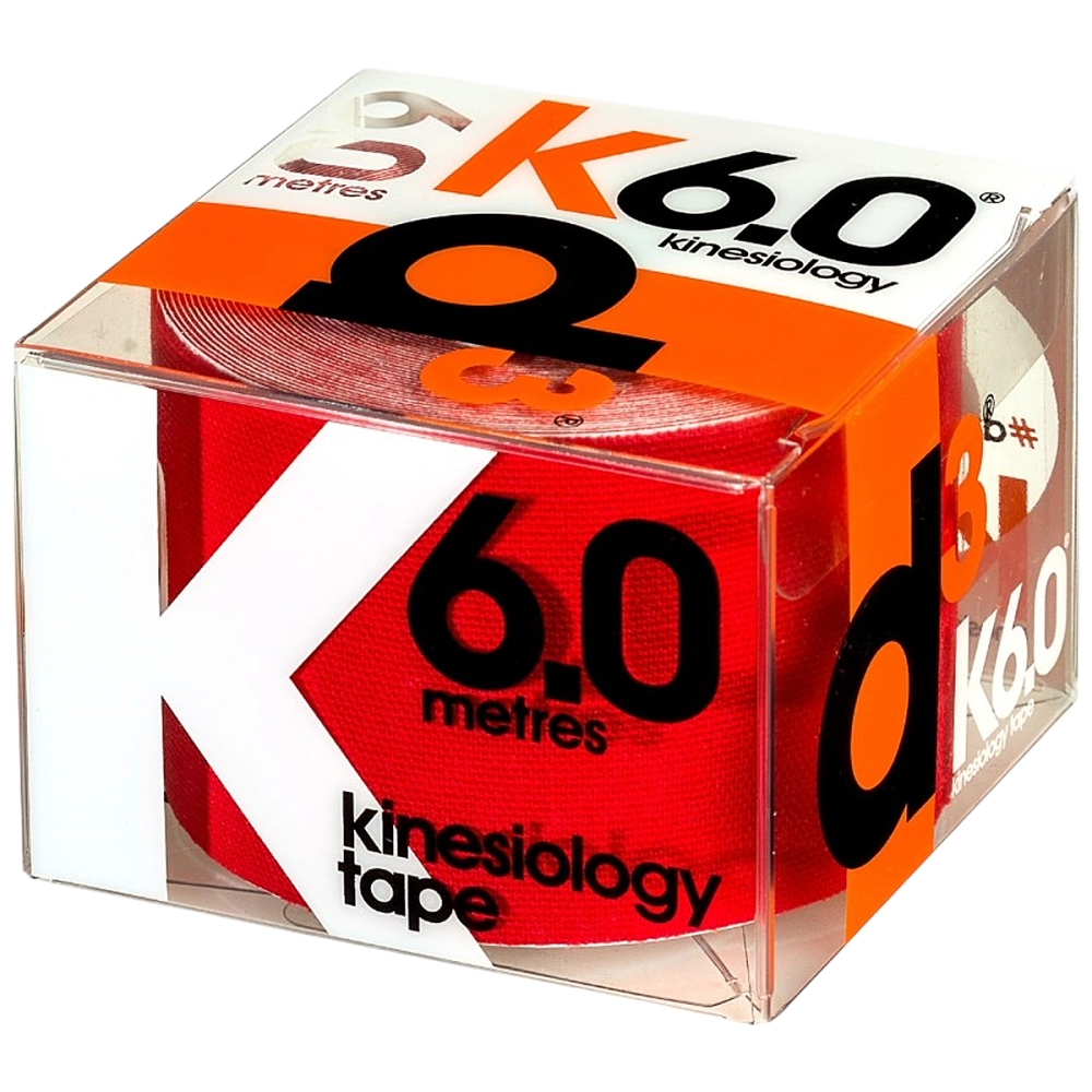 Bandagem Fita Rolo Elástica Adesiva Autoaderente Funcional Kinesiológica Premium K6.0 Esportiva 5 CM x 6 M D3 Tape      