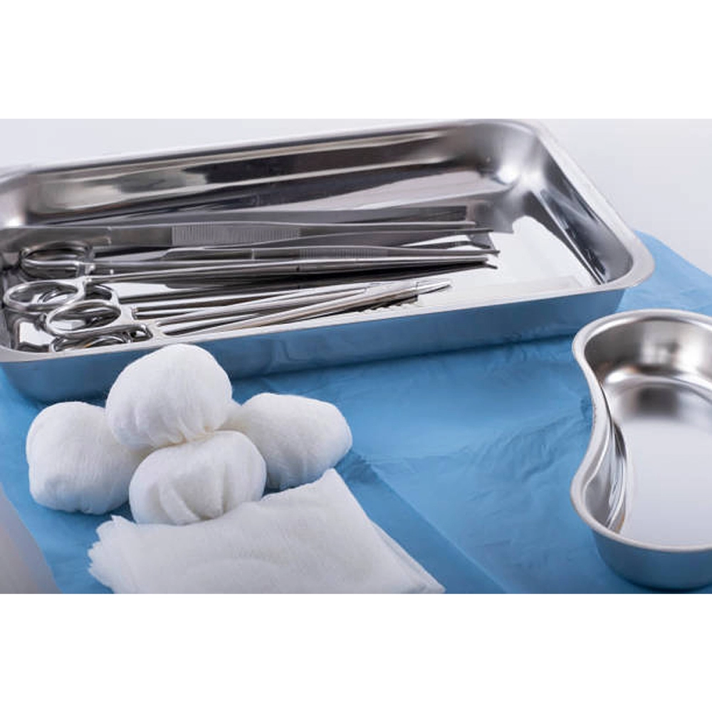 Bandeja Retangular Para Instrumentos Equipamentos Cirúrgicos Em Aço Inox Mileniun FAVA 30 X 20 X 4 CM