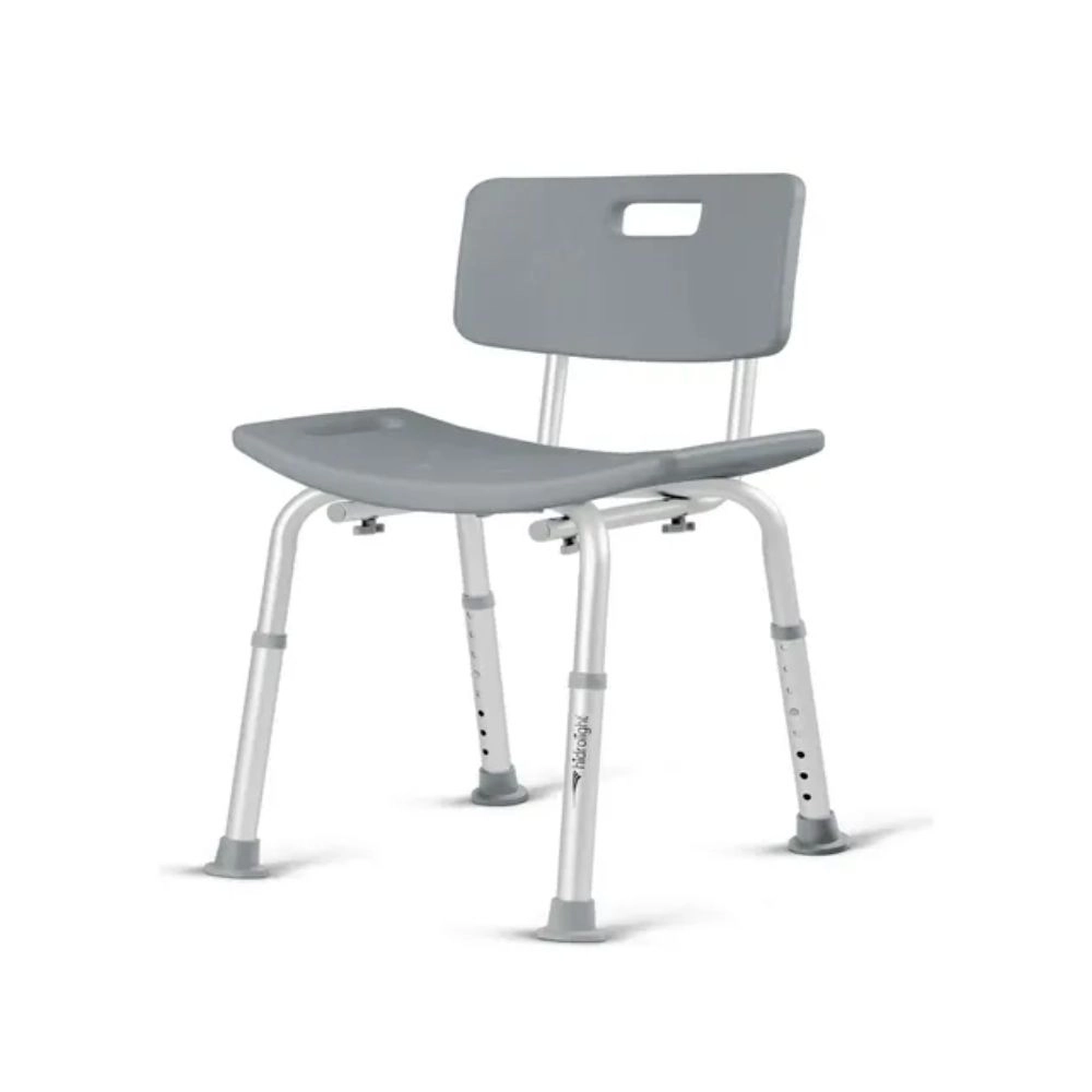 Banqueta de Banho Com Encosto 130kg Hidrolight