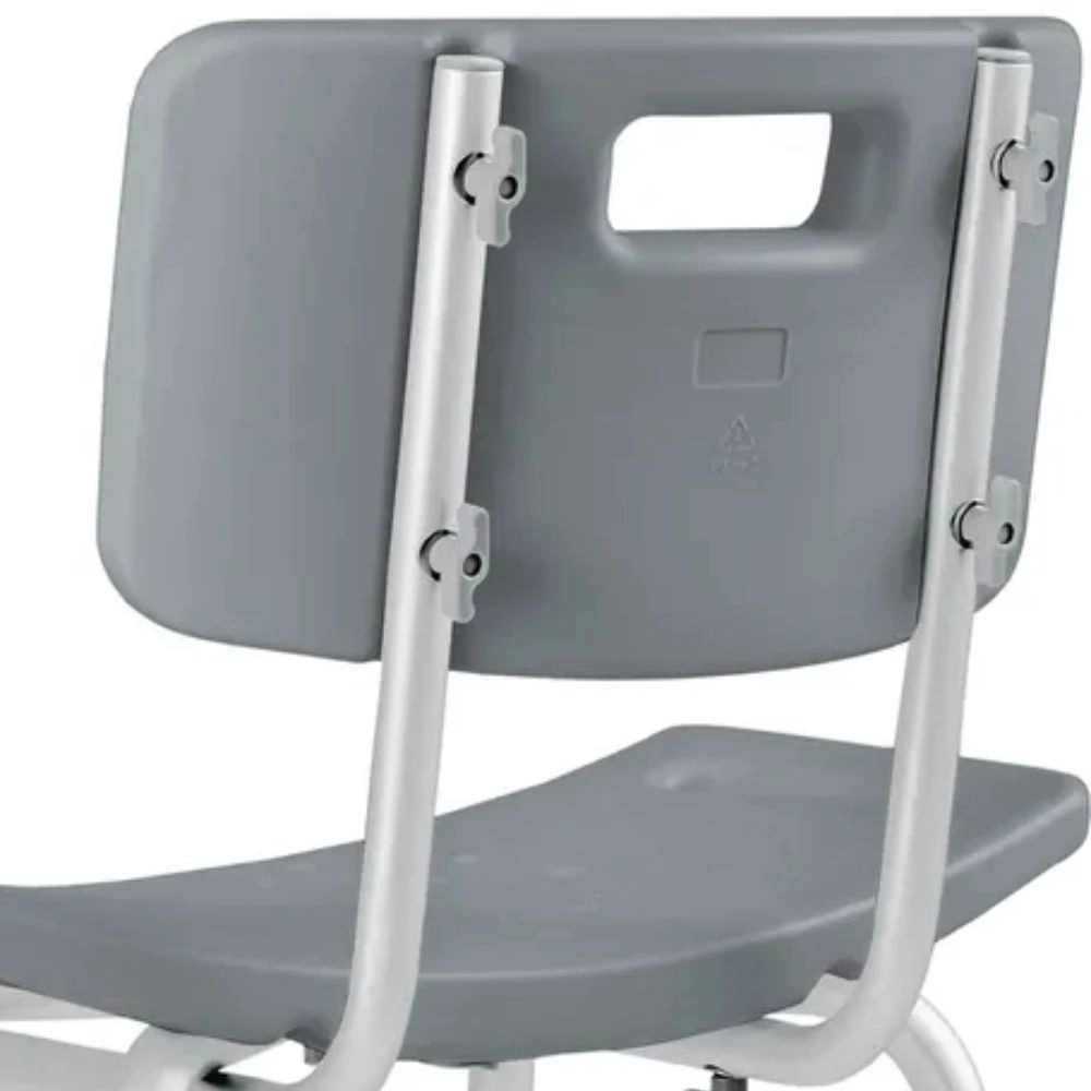 Banqueta de Banho Com Encosto 130kg Hidrolight