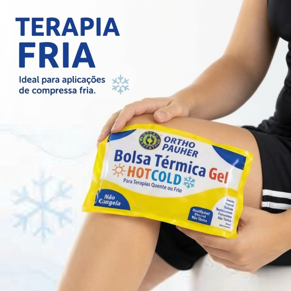 Bolsa Térmica de Gel 400g Quente e Fria Não Congela Ortho Pauher