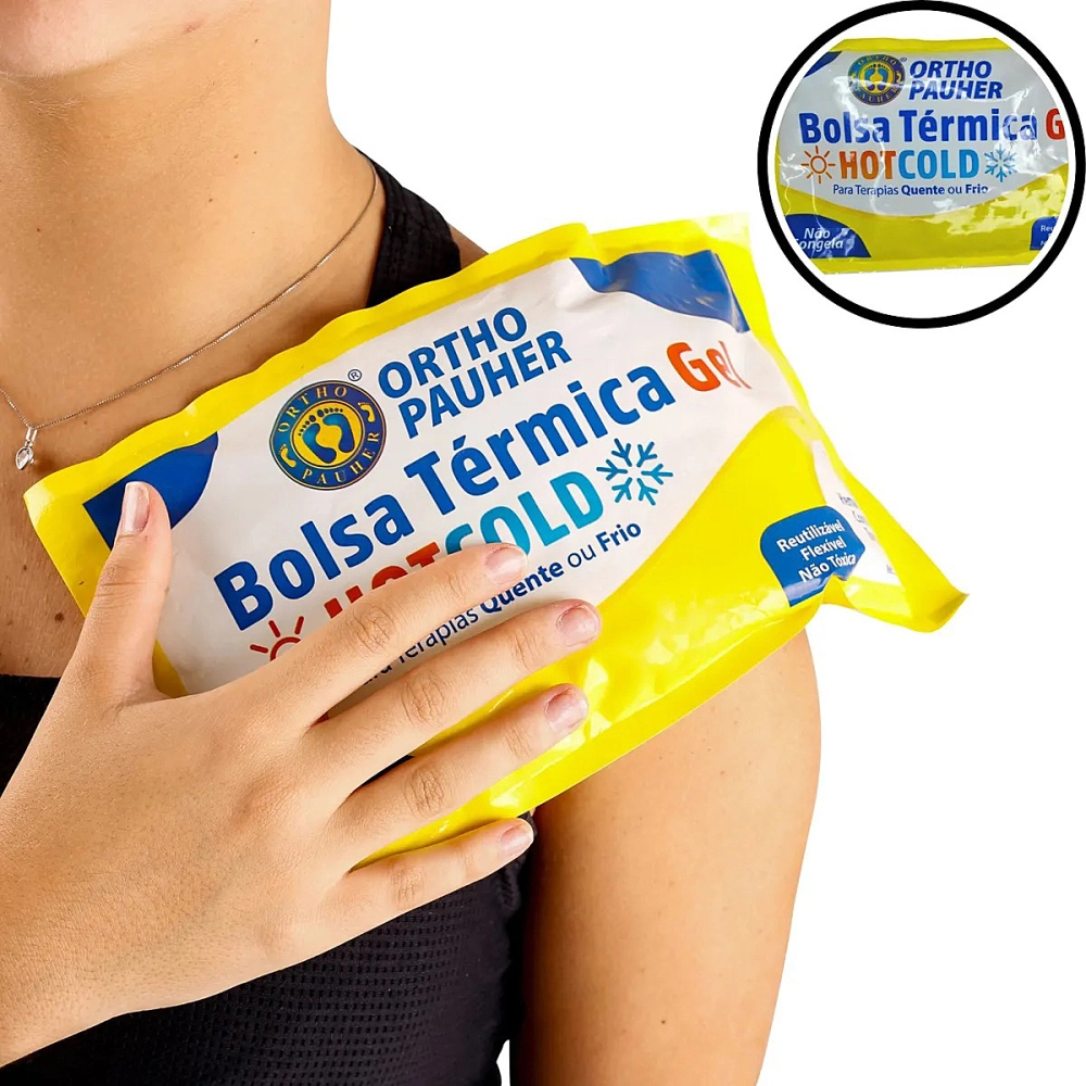 Bolsa Térmica Compressa Quente Frio Não Congela Termo Gel Ortho Pauher