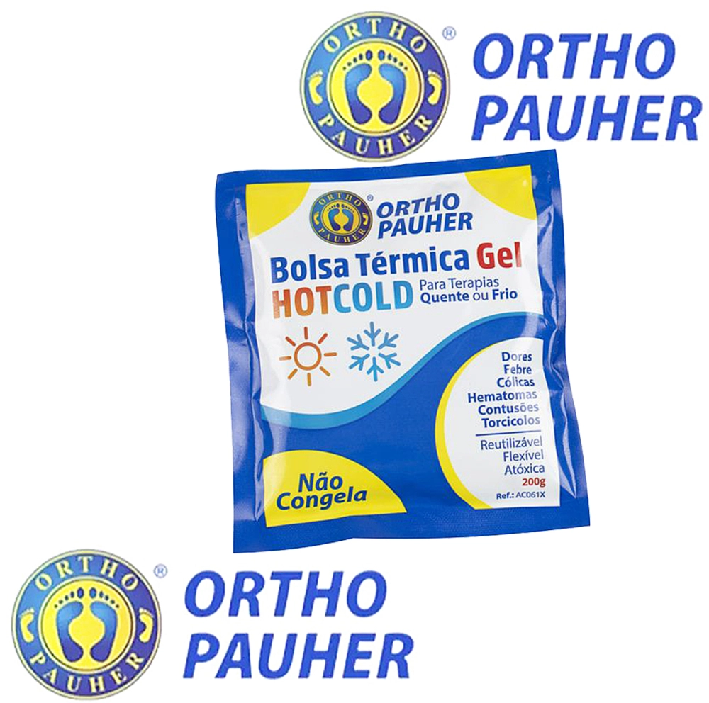 Bolsa Térmica Compressa Quente Frio Não Congela Termo Gel Ortho Pauher