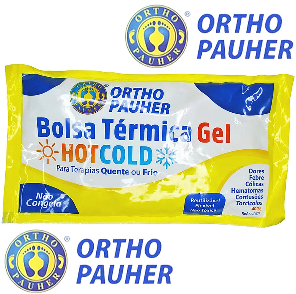 Bolsa Térmica Compressa Quente Frio Não Congela Termo Gel Ortho Pauher