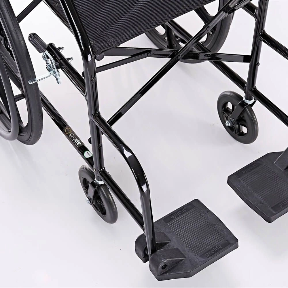 Cadeira de Rodas 100kg Pneus Maciço Simples Prolife 