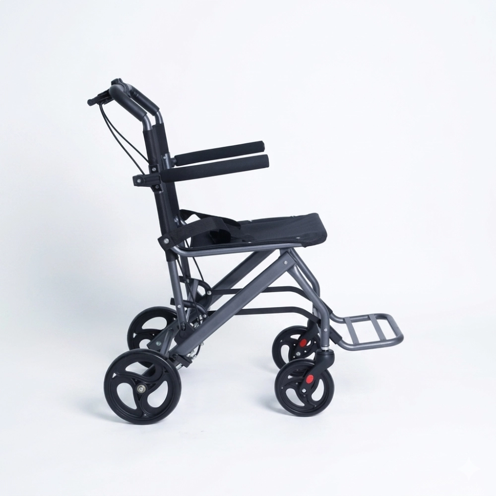 Cadeira de Rodas de Transporte Dobrável 100kg Hidrolight