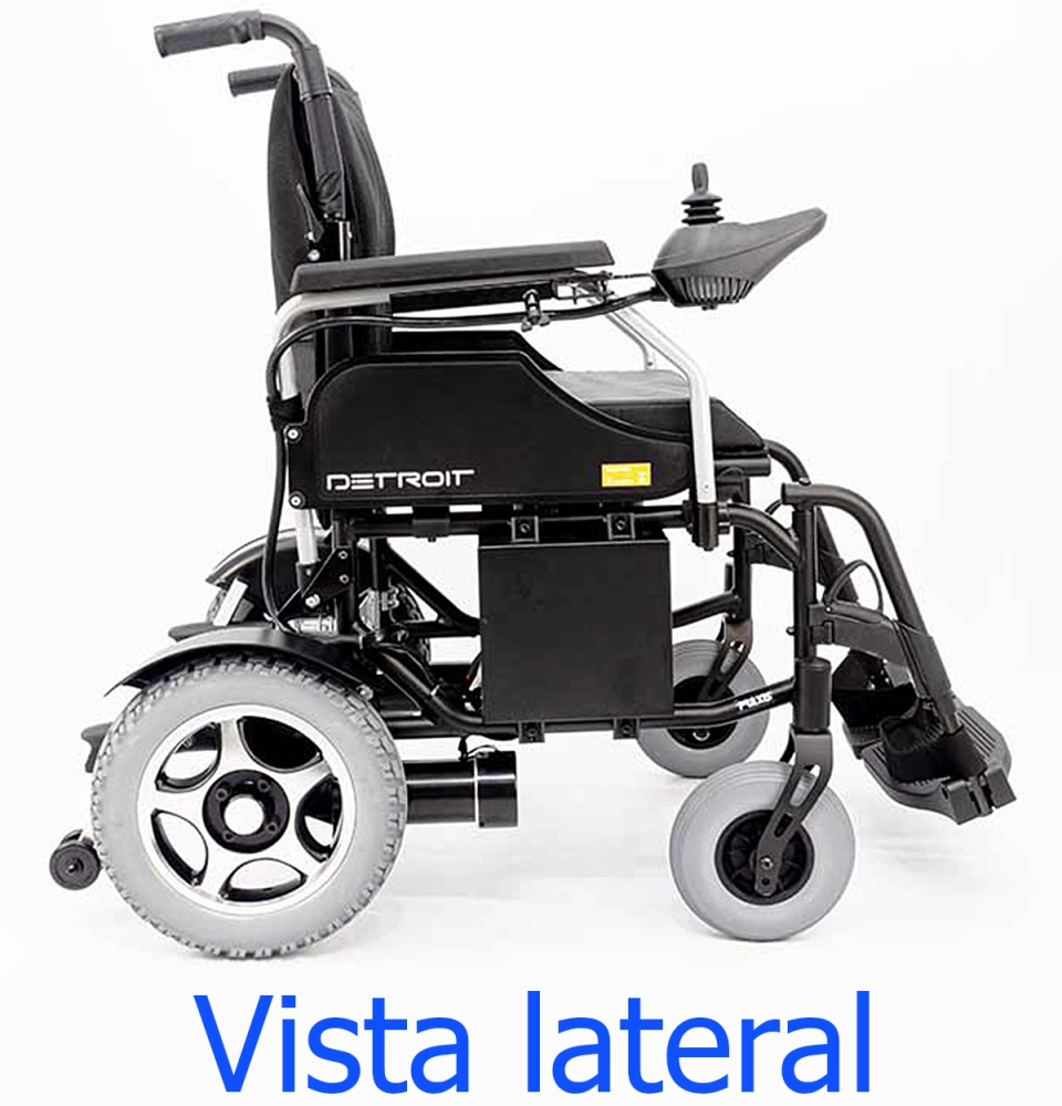Cadeira de Rodas Motorizada Eletrica Dobravel em Aluminio Leve Compacta até 120kg Detroit Praxis