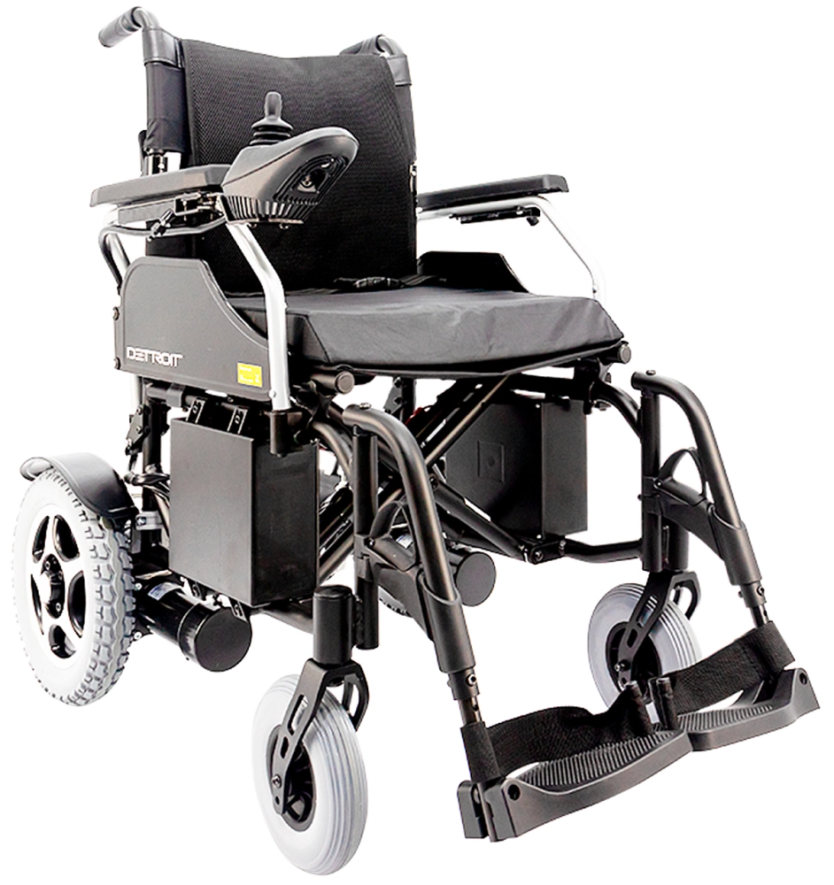 Cadeira de Rodas Motorizada Eletrica Dobravel em Aluminio Leve Compacta até 120kg Detroit Praxis