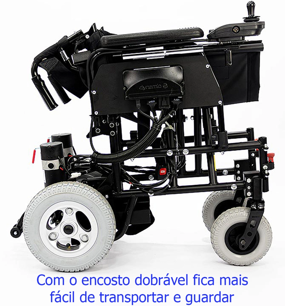 Cadeira de Rodas Motorizada Eletrica Dobravel Leve Compacta até 120kg Comfort LY-EB103S Praxis