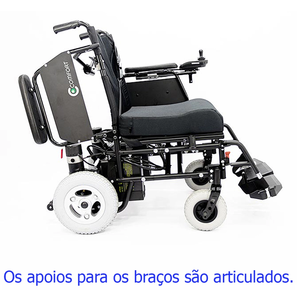 Cadeira de Rodas Motorizada Eletrica Dobravel Leve Compacta até 120kg Comfort LY-EB103S Praxis