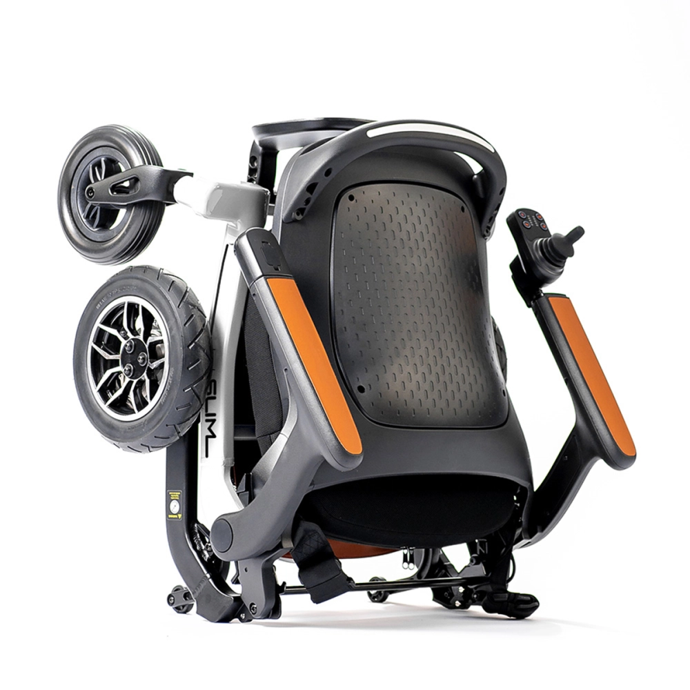 Cadeira de Rodas Motorizada Eletrica Dobravel Leve Compacta até 130kg Slim Power Lite
