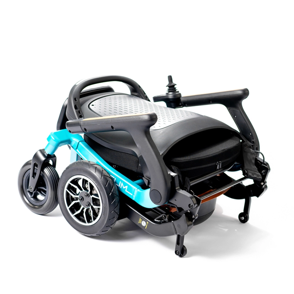 Cadeira de Rodas Motorizada Eletrica Dobravel Leve Compacta até 130kg Slim Power Lite