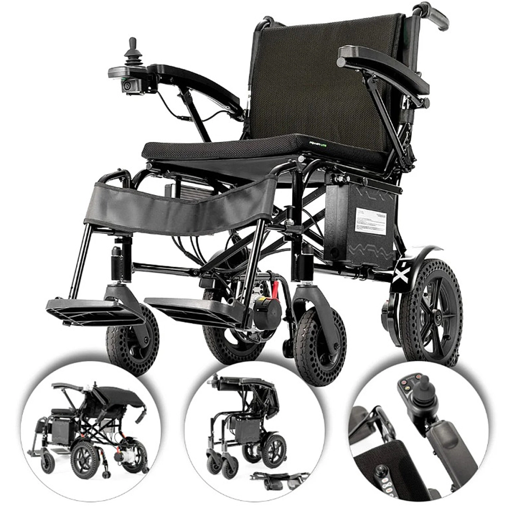 Cadeira De Rodas Motorizada Eletrica Dobravel Rebativel Leve Estrutura Em Aluminio X Lite Capacidade 120 Kg Power Lite