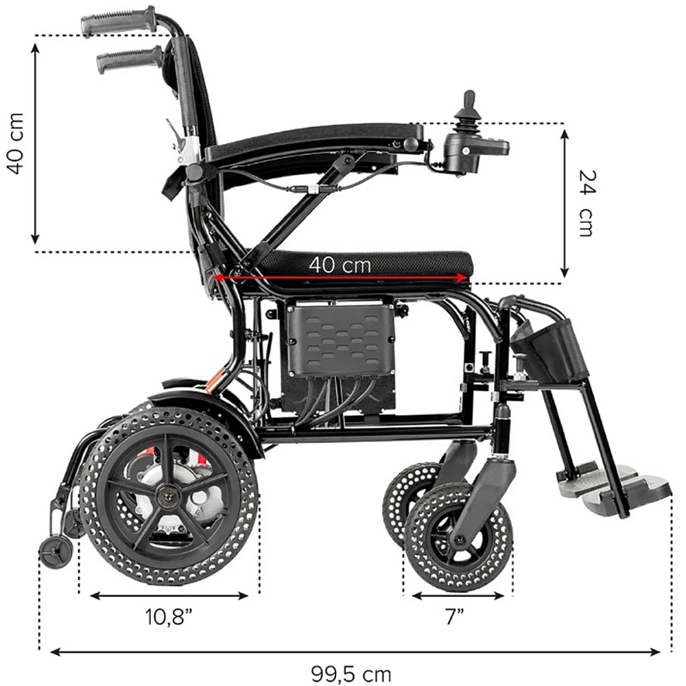 Cadeira De Rodas Motorizada Eletrica Dobravel Rebativel Leve Estrutura Em Aluminio X Lite Capacidade 120 Kg Power Lite