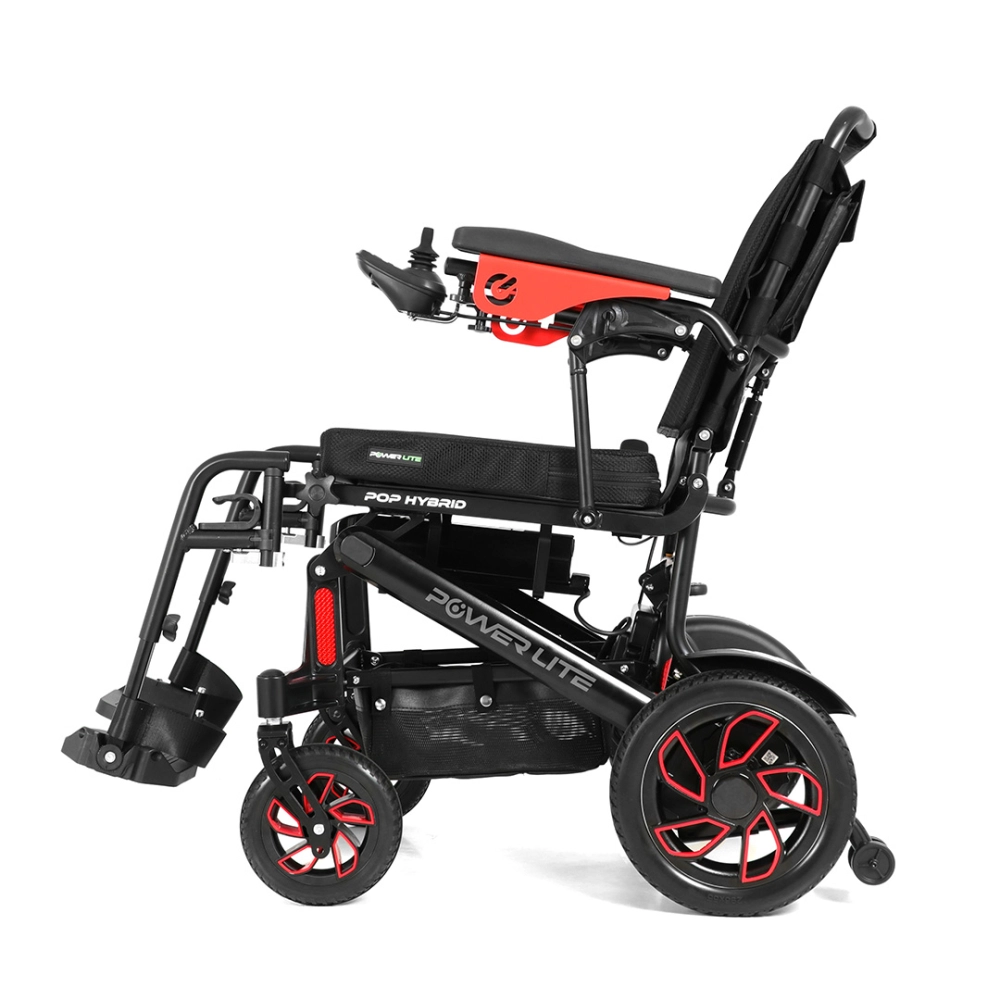 Cadeira de Rodas Motorizada Dobravel Pop Hybrid Power Lite