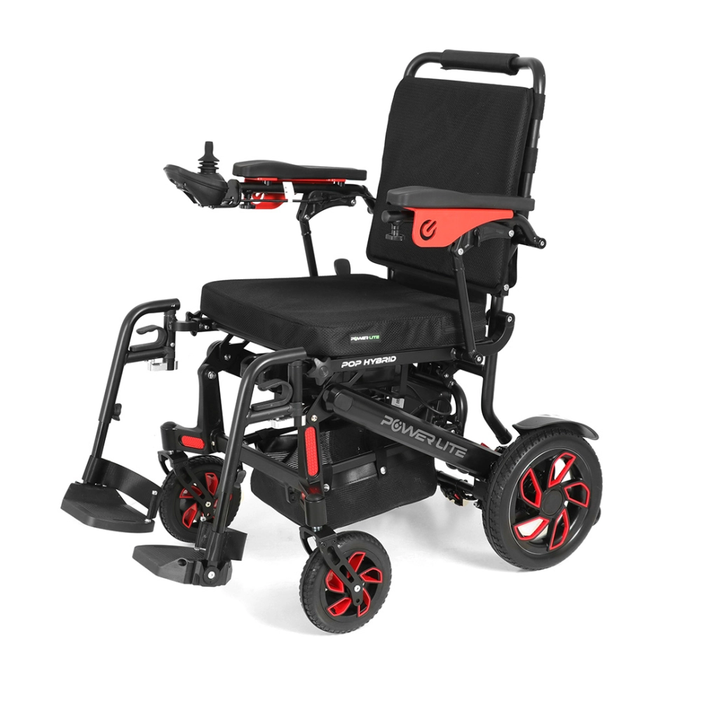 Cadeira de Rodas Motorizada Dobravel Pop Hybrid Power Lite