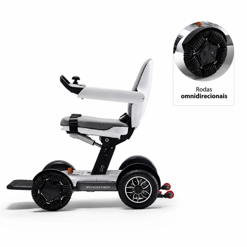 Cadeira Motorizada Dobrável 120kg Spacemed Dellamed 