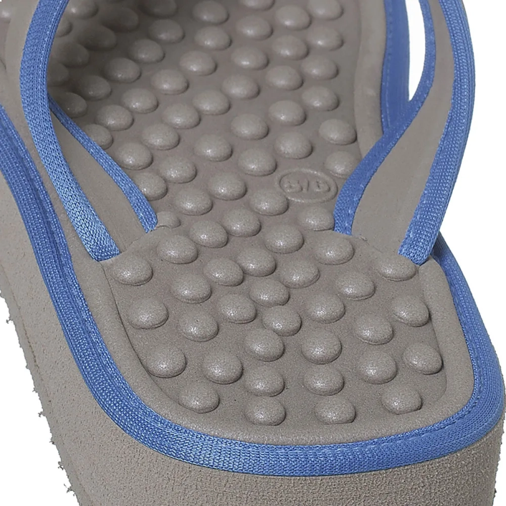 Chinelo de Dedo Anabela Classic Azul Mundo Flex