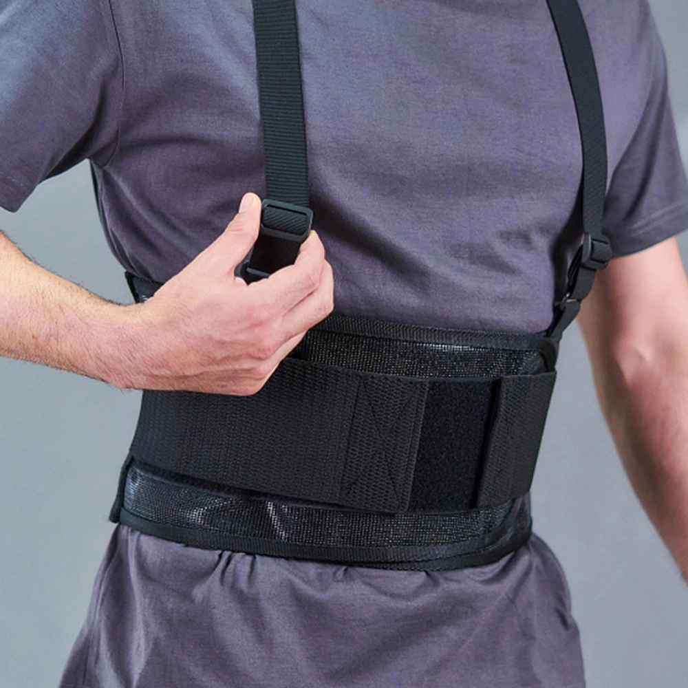Cinta Elástica Ajustável Protetora Para Costas Coluna Lombar Cintura Postura Abdominal Com Suspensório KSN061 Kestal