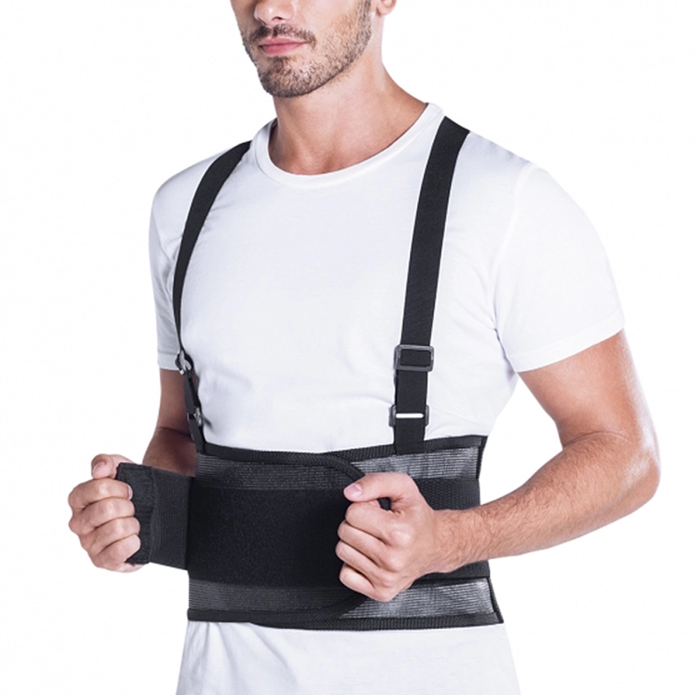 Cinta Elástica Ajustável Protetora Para Costas Coluna Lombar Cintura Postura Abdominal Com Suspensório KSN061 Kestal