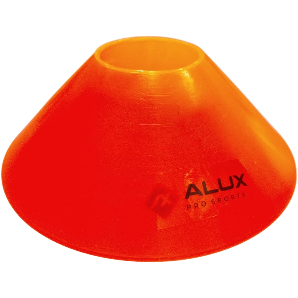 Cone Disco Tartaruga Chapéu Chines Demarcatório De Plástico Flexível Esportivo PVC Para Exercícios Atividades Físicas Treinamento Funcional ALUX Pro Sports 