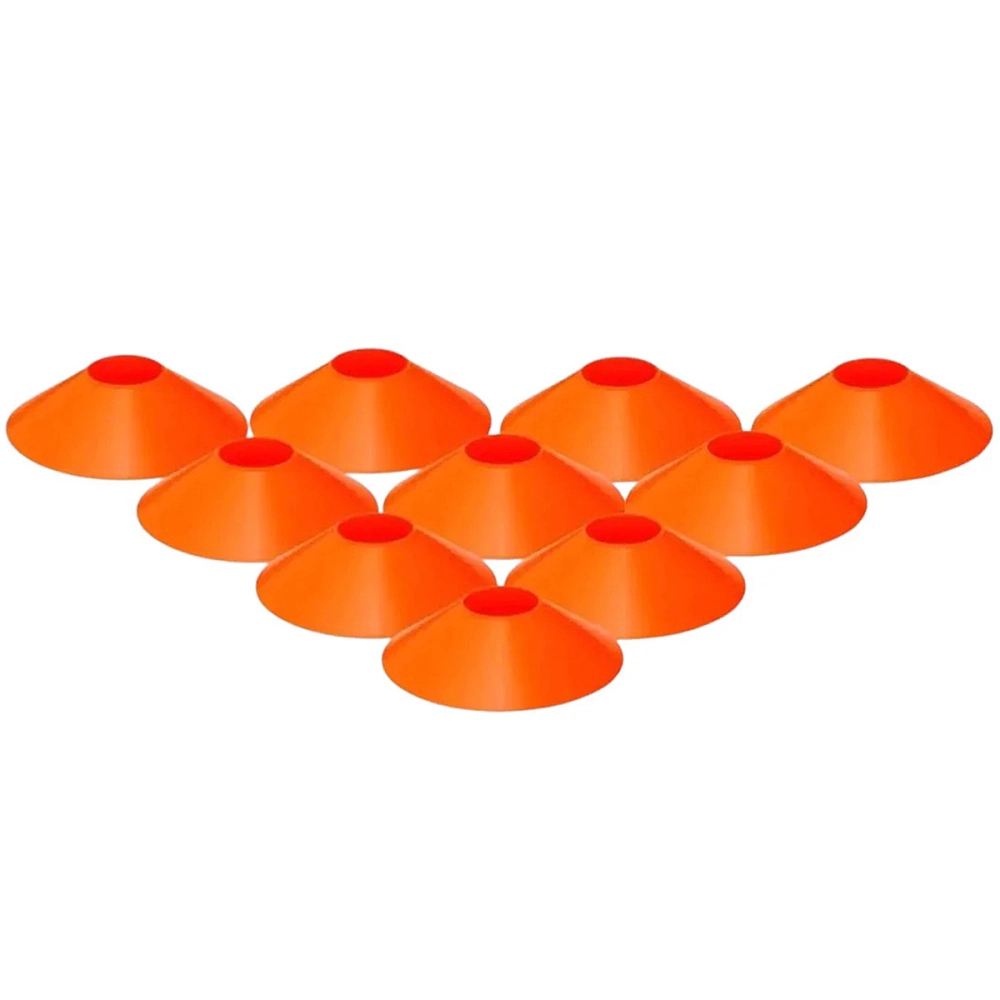 Cone Disco Tartaruga Chapéu Chines Demarcatório De Plástico Flexível Esportivo PVC Para Exercícios Atividades Físicas Treinamento Funcional ALUX Pro Sports 