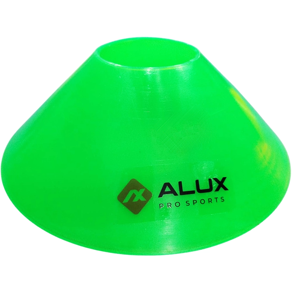 Cone Disco Tartaruga Chapéu Chines Demarcatório De Plástico Flexível Esportivo PVC Para Exercícios Atividades Físicas Treinamento Funcional ALUX Pro Sports 