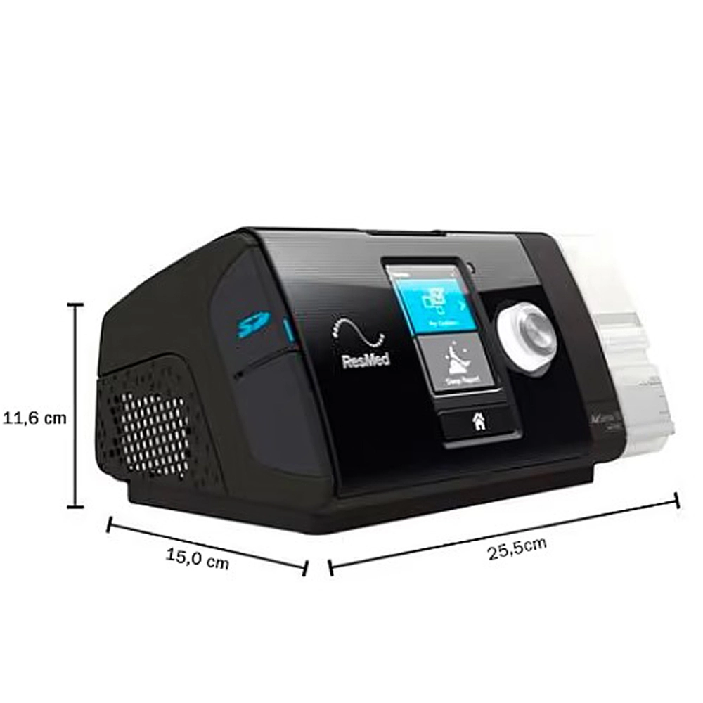 Cpap Airsense S10 Automatico Aparelho Com Umidificador Apneia Do Sono Prevençao Ronco Autoset Sem Mascara Nasal Resmed